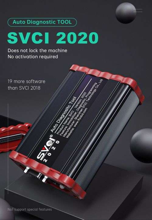 SVCI FVDI 2020 Abrites New Full Version 2 Auto Diagnostic Programming Tool with 22 Latest Softwares