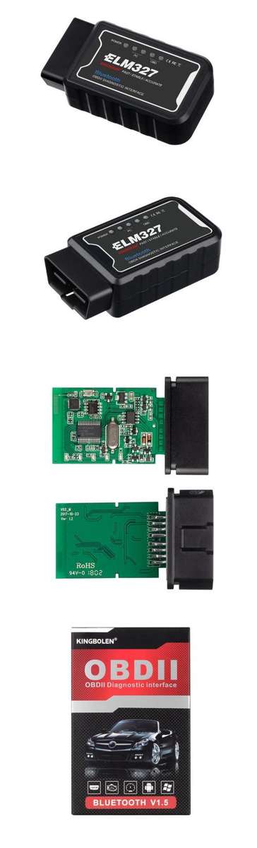 Kingbolen High Quality ELM327 Bluetooth v1.5 OBD2 Auto Diagnostic Tool with PIC25K80 Chip, R280