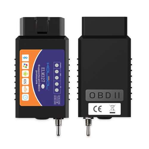 ELM327 Bluetooth OBD2 Scanner V1.5 with Switch modified for Forscan CH340+25K80 Chip HS-CAN / MS-CAN