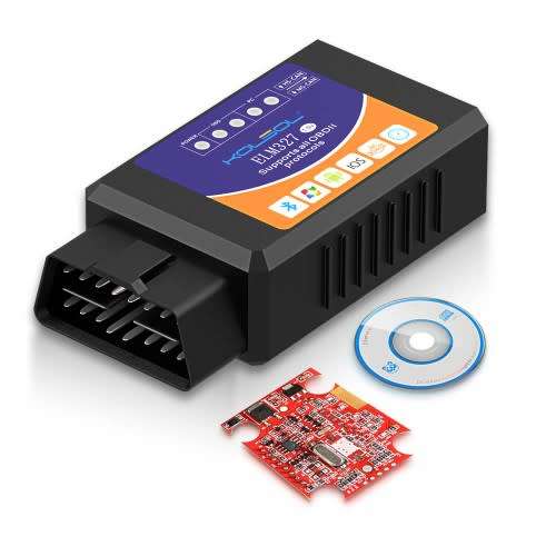 ELM327 Bluetooth OBD2 Scanner V1.5 with Switch modified for Forscan CH340+25K80 Chip HS-CAN / MS-CAN