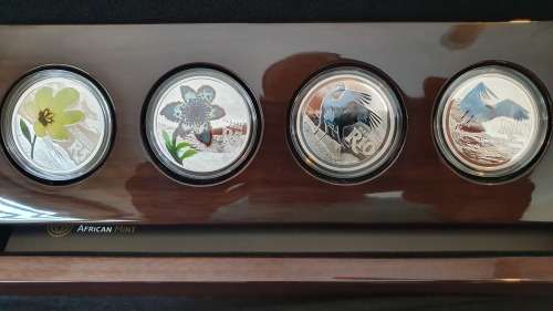 2017 SA Mint Colour Coin Prestige Set, Man And The Biosphere, Brand new sealed