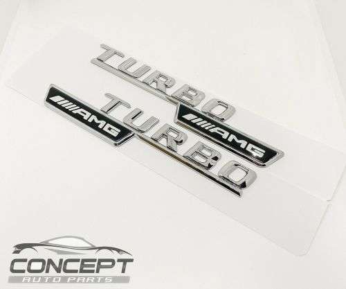 Mercedes Benz TURBO AMG Fender Badge/decal/logo/emblem, Brand New, High quality, R250 per set