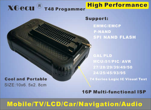 Original XGecu T48 universal MCU programmer (TL866 3rd generation) plus 12 Adapters, R2450