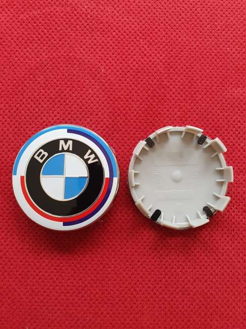 BMW Wheel Caps Heritage M Division 50th Anniversary Edition, 55mm Diameter for G Series R140 each