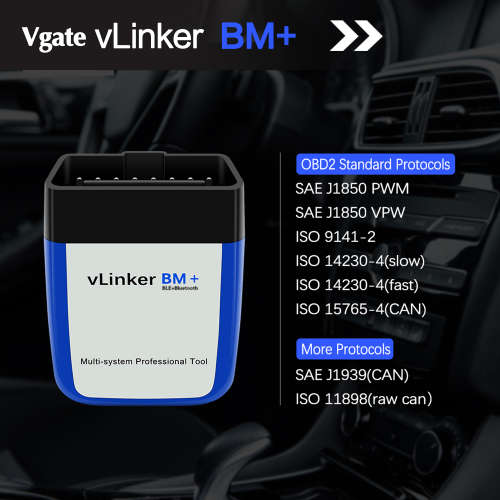 VGate VLinker BM+ OBD2 Bluetooth 4.0 Bimmercode Dongle