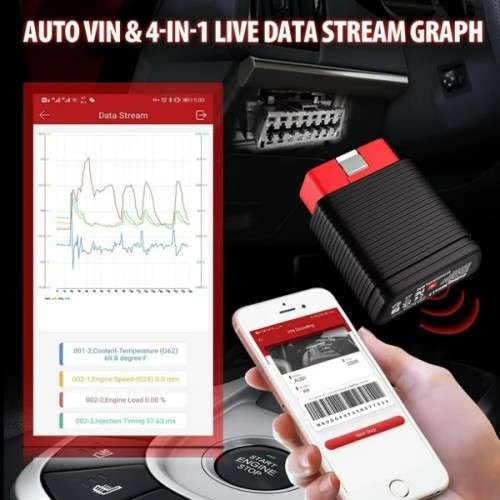 KINGBOLEN Ediag Mini OBD2 Scanner Bluetooth All System Auto Diagnostic Tool, 15 Special Functions