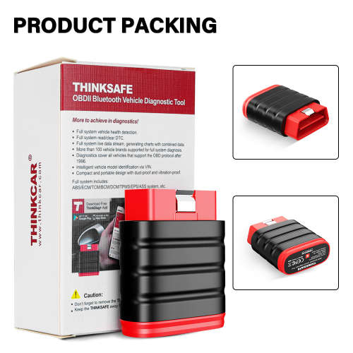 Thinkcar THINKSAFE OBD2 Bluetooth Full System Diagnostic Tool plus 5 Reset  Functions, R1699
