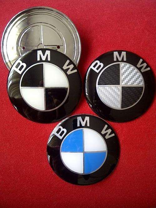 BMW Bonnet/Boot Emblem Badge Decal, 82mm & 74mm, R120 each