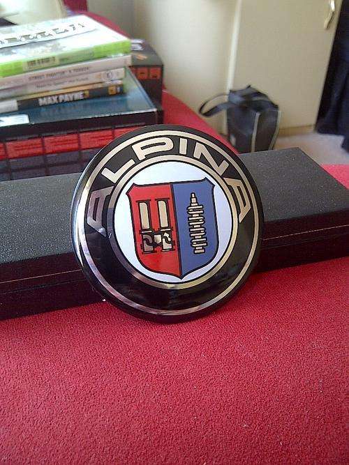 BMW ALPINA Bonnet/boot Emblem Badge/decal, 82mm, R120