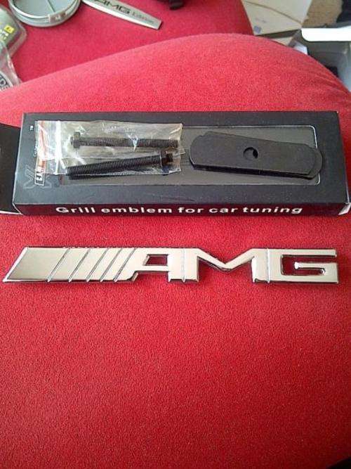 Mercedes Benz AMG 3D Metal Grill Badge/emblem/decal/logo, High quality, R120 each