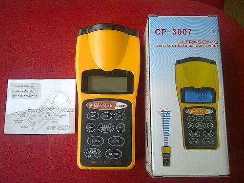 Ultrasonic Distance Measure Measurer with Laser Pointer, LOCAL STOCK, R399