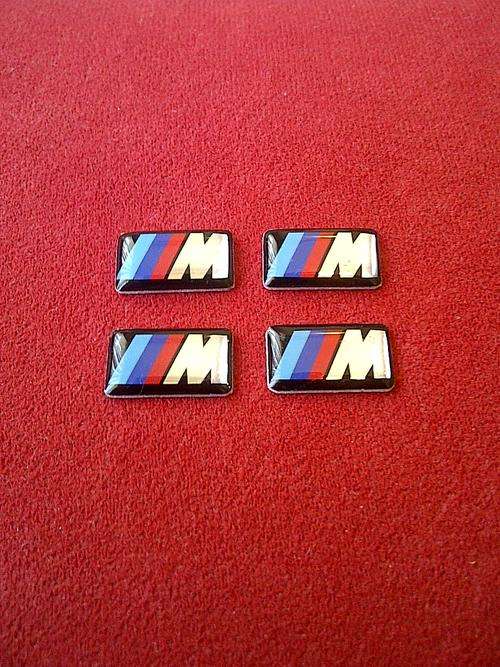 BMW M Sport/M Tech 3D Gel Badge for Mags/Rims/Steering etc, 18 x 11mm, R30 each