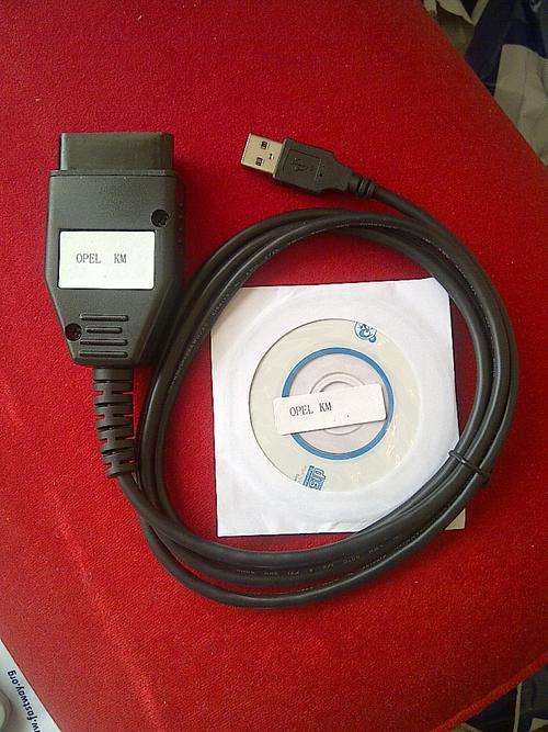 Opel KM Tool Mileage Correction OBD2 Interface + EDC Software, R550
