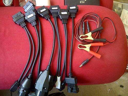 Car Cable Adapter Set (8 pieces) for Delphi/TCS Software, OBDI to OBDII, R850