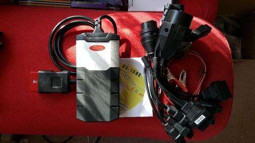 Delphi DS USB Diagnostic Unit + 2017.3 Software for Cars and Trucks + 8 Piece Car Cable set R2149