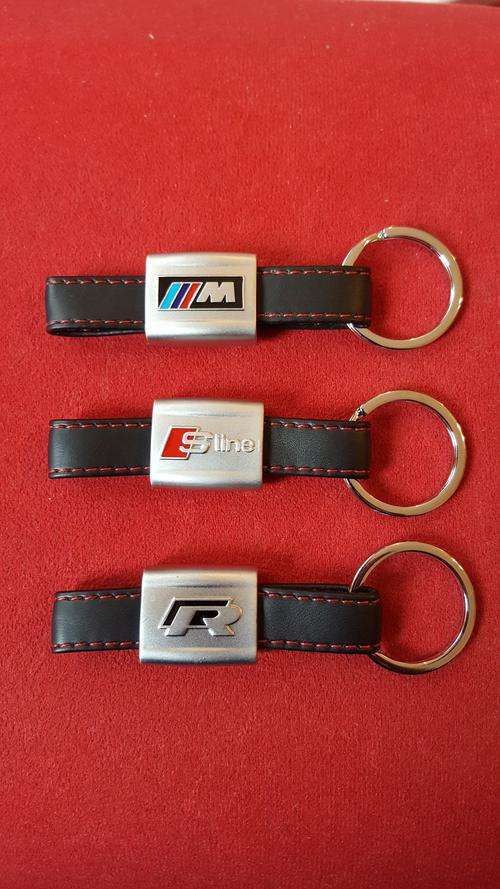 BMW MSport/AUDI SLine/VW R Keychains Keyrings, Brand New, High quality, R100 each