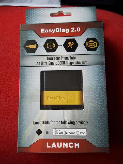 ORIGINAL LAUNCH EasyDiag 2.0 OBD2 Bluetooth Diagnostic Scanner Tool, Android or IOS, Brand New R1099