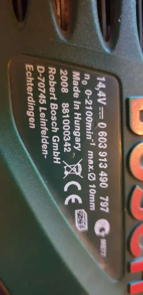 Bosch Cordless, 14.4V, 1.5Ah Impact drill