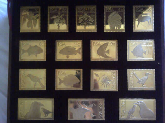 THE RSA 1974/5 DEFINITIVE STAMP REPLICA SET