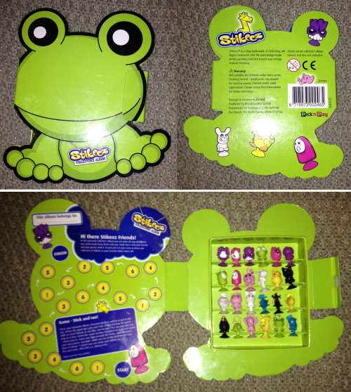 STIKEEZ toys Complete collection of 24 from Pick N Pay with FROG BOX