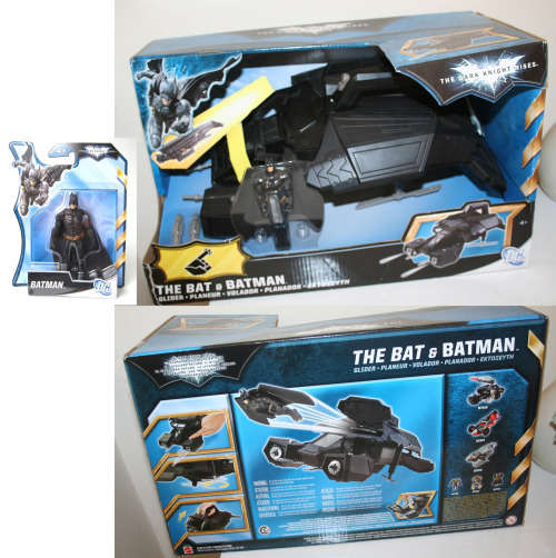 BATMAN THE BAT SHIP from THE DARK KNIGHT RISES Movie - By Mattel toys Mint in Box