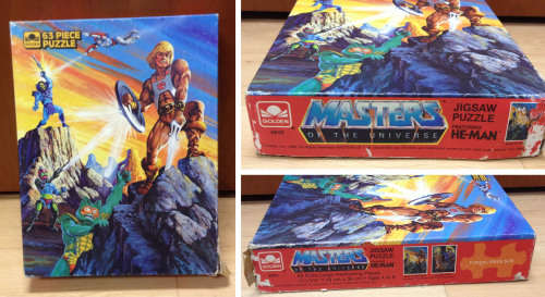 PUZZLE 63 piece HE-MAN Motu Masters of the Universe - Mattel Toys - 1983