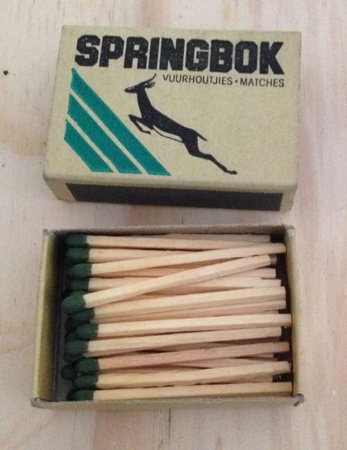 SPRINGBOK MATCHBOX South Africa from 1980s