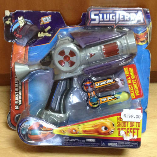 New SLUGTERRA DR BLAKK BLASTER SET version 1 - mint on sealed card - JAKKS toys LAST ONE IN STOCK!