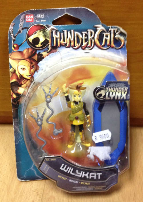 New 4 inch WILY KAT Thundercats figure - new style - near mint on card