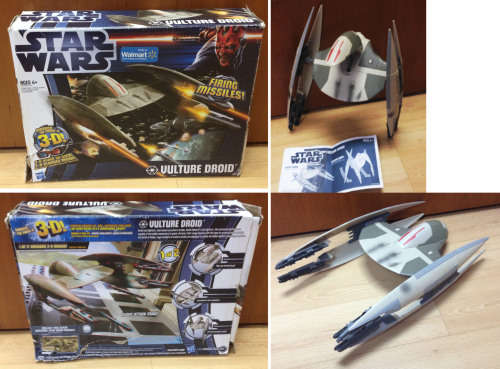 Star Wars Droid Vulture Star Fighter Ship - walking version - mint with opened box