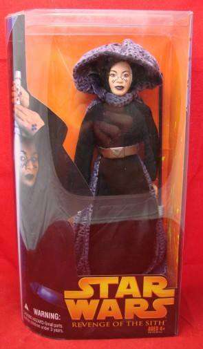 Jedi BARRIS OFFEE STAR WARS Episode 3 12 inch 30cm tall figure doll - mint in box Hasbro toys