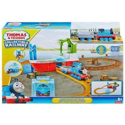 Thomas & Friends Collectible Railway Shark Exhibit Deluxe Set by Tomy Track Master