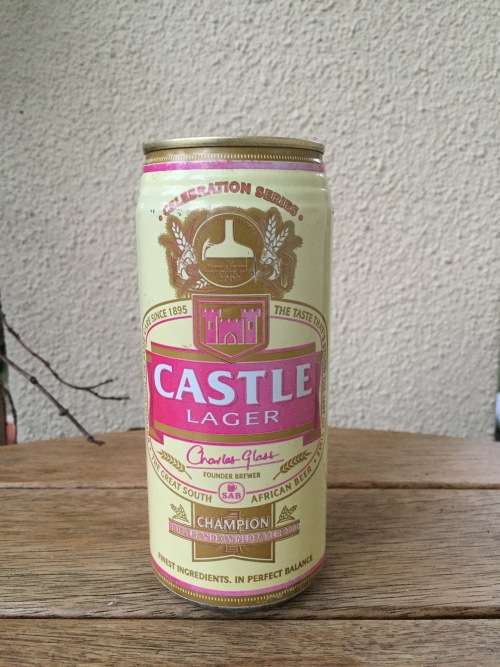 Vintage rare South Africa CASTLE LAGER Special edition Celebration can - sealed - 1980s