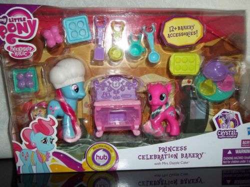 MY LITTLE PONY Princess Celebration Bakery with Mrs Dazzle Cake & Twirly Treats