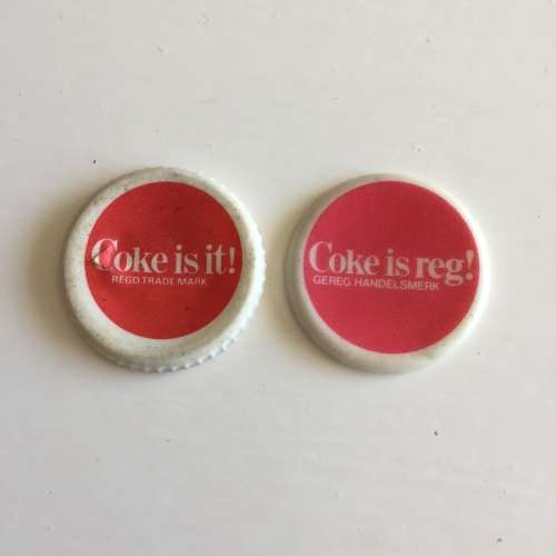 COCA COLA COKE South Africa 1980s Bottle Liner Coke is it!