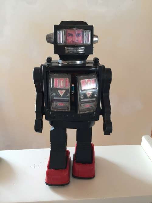 Vintage Walking Robot 1970s - working order