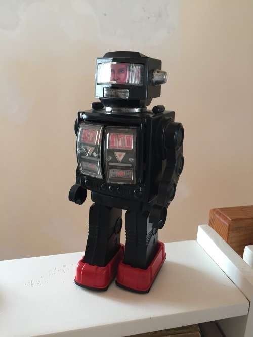 Vintage Walking Robot 1970s - working order