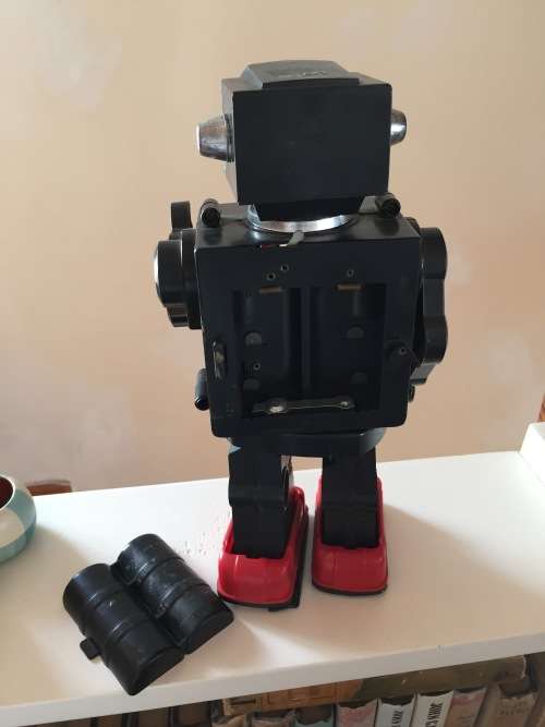 Vintage Walking Robot 1970s - working order