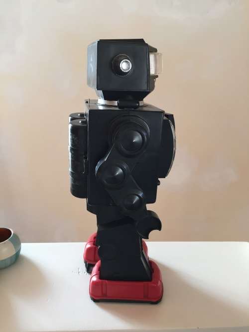 Vintage Walking Robot 1970s - working order