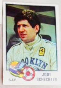 PANINI F1 GRAND PRIX 1980 - FERRARI JODY SCHECKTER South African colours sticker lot BY PANINI ITALY