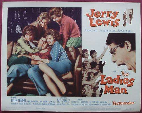 Original vintage JERRY LEWIS in THE LADYS MAN movie 8 LOBBY CARD SET Movie POSTER - 1961