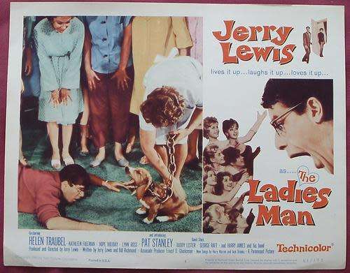 Original vintage JERRY LEWIS in THE LADYS MAN movie 8 LOBBY CARD SET Movie POSTER - 1961