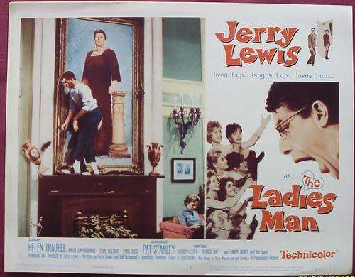 Original vintage JERRY LEWIS in THE LADYS MAN movie 8 LOBBY CARD SET Movie POSTER - 1961