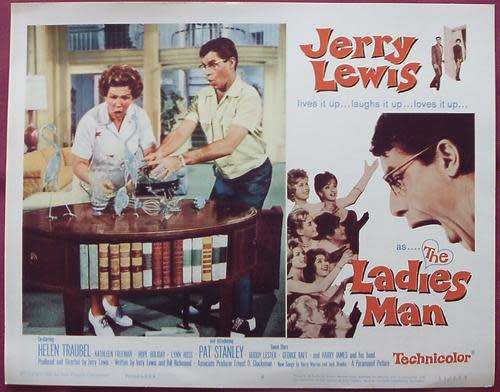 Original vintage JERRY LEWIS in THE LADYS MAN movie 8 LOBBY CARD SET Movie POSTER - 1961