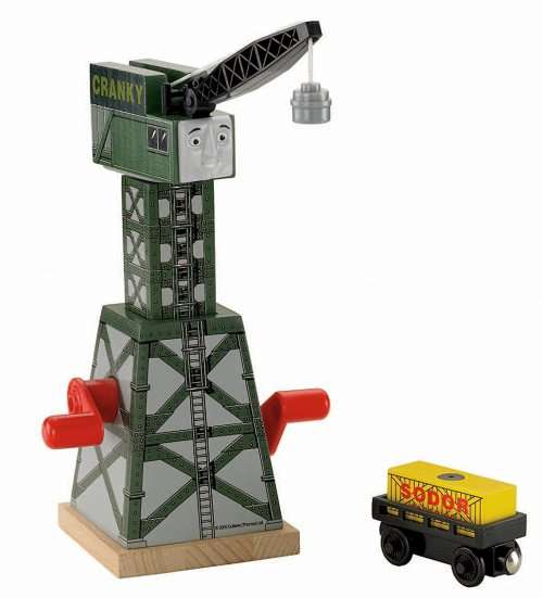 Thomas & Friends Wooden Railway Cranky The Crane Set