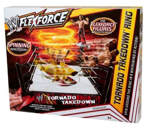 WWE Wrestling FlexForce Tornado Takedown Ring Action Figure - mint in box