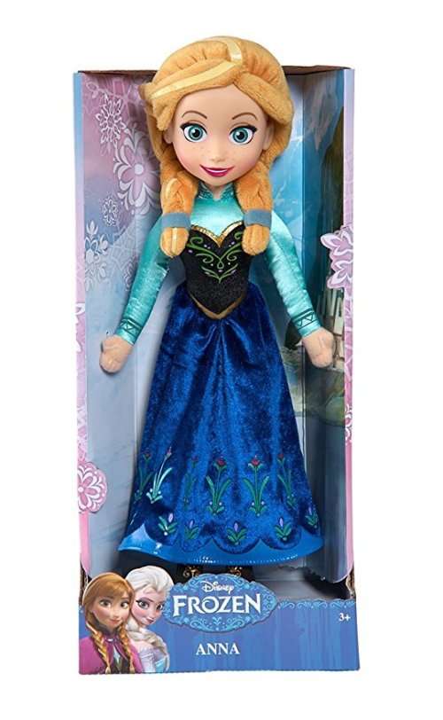 Disney licensed FROZEN ANNA Soft Doll - 38cm tall - mint in box