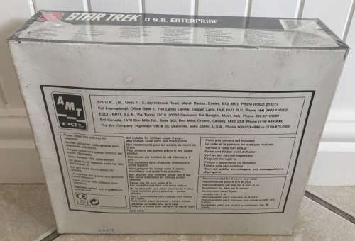 Star Trek USS ENTERPRISE NCC 1701 model kit - AMT Ertl - mint in box