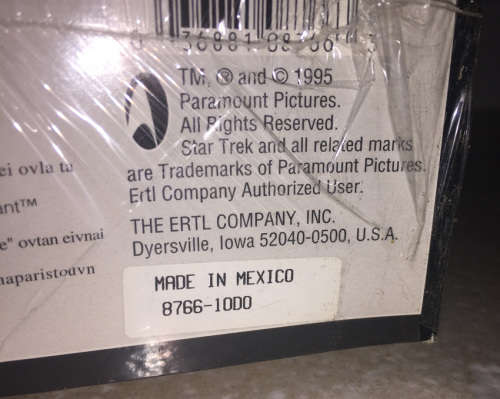 Star Trek USS RELIANT model kit - 1996 - AMT Ertl toys mint in box