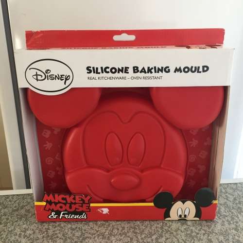 Disney MICKEY MOUSE Silicone Cake Baking Mould - mint in box